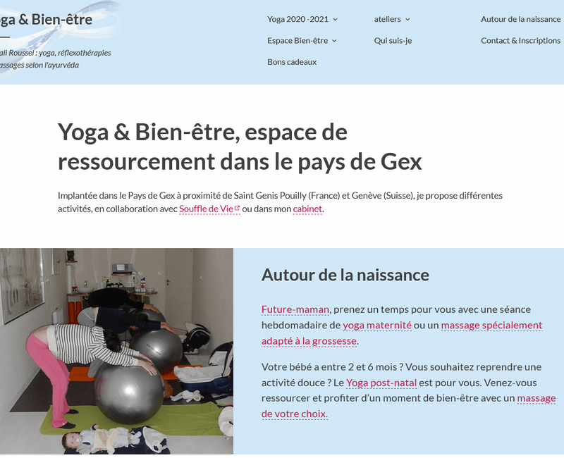 Optimisations performances et SEO du site WordPress Yoga & Bien-être